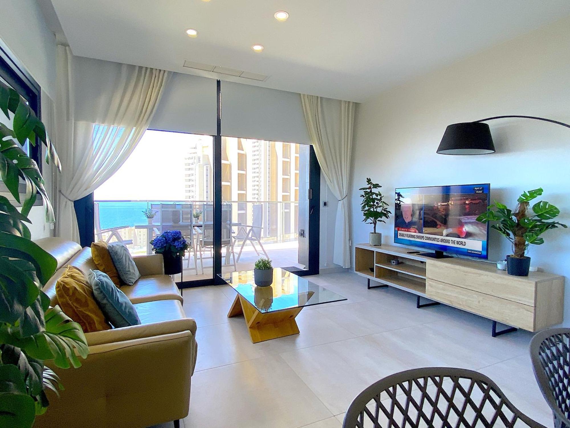 Lujoso Apartament Con Impresionantes Vistas Al Mar Benidorm Exterior photo